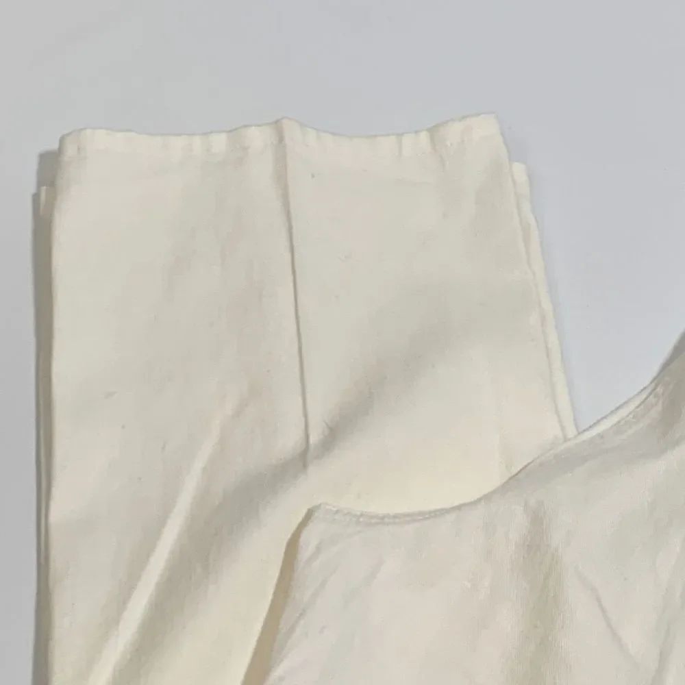 Ruby Rd. Classic Flat Front White Denim Jean - Picture 3 of 7